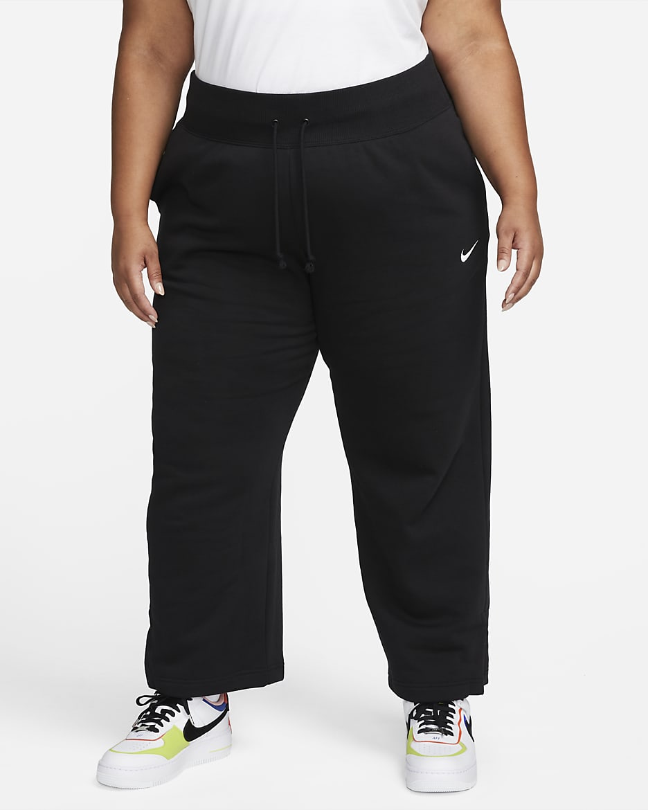 Nike Sportswear Phoenix Fleece Women s High Waisted Wide Leg Tracksuit Bottoms Plus Size Nike IL